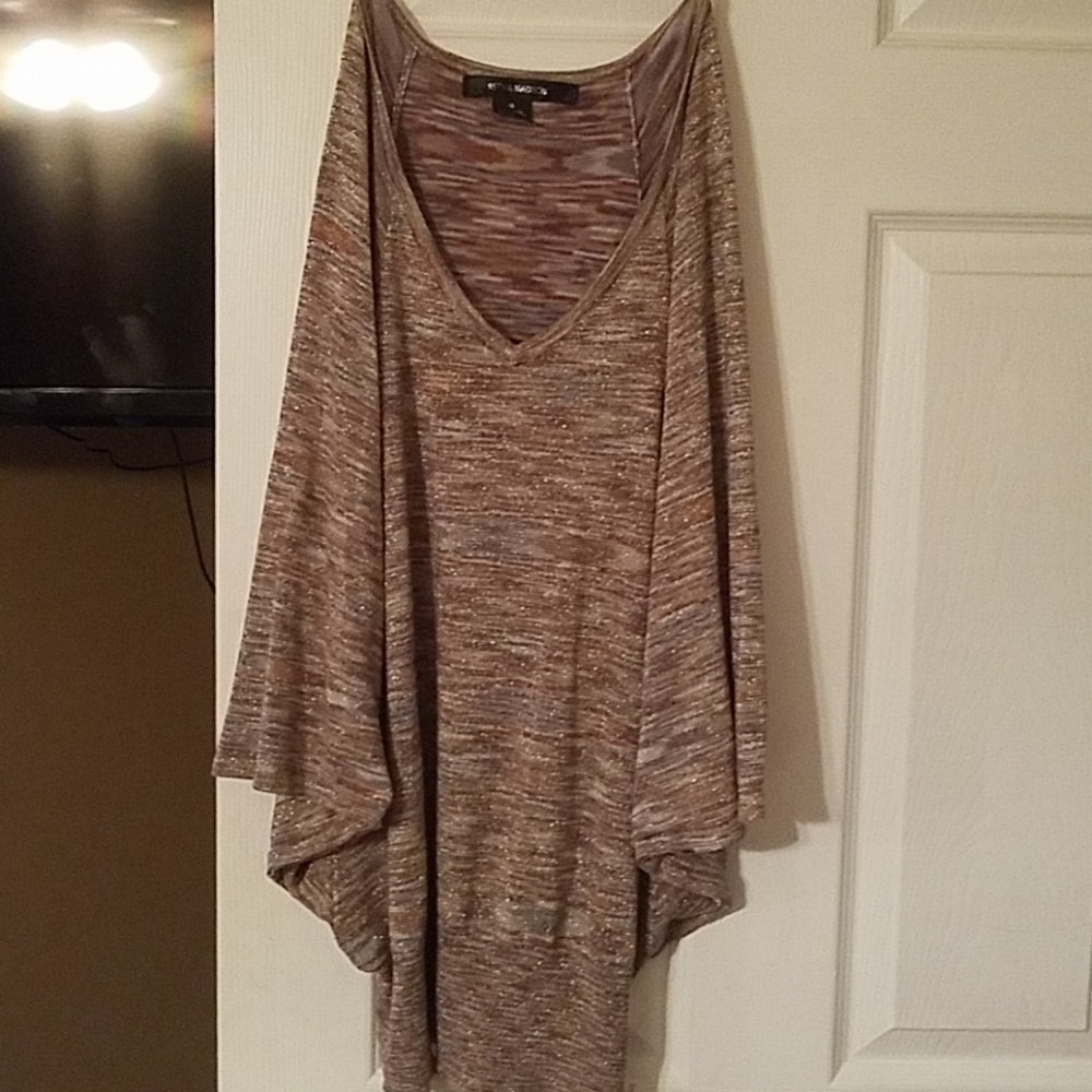 3/4 sleeve Glitter Top